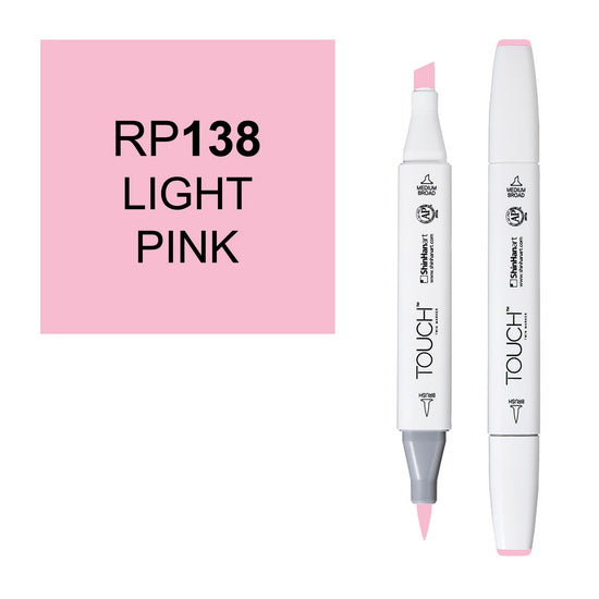 Marqueur touch pointe pinceau rose clair