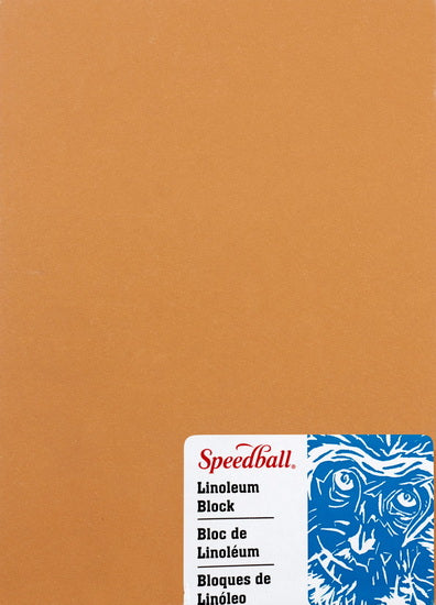 Bloc linoléum monté - 5x7po