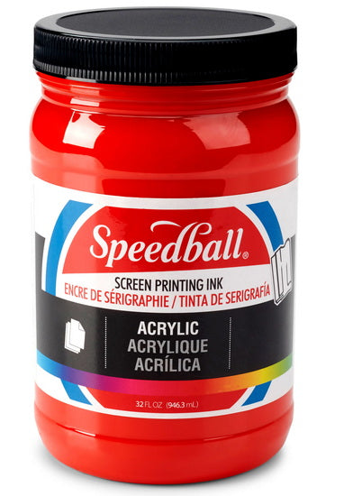 Screen printing ink - medium red - 32oz – DeSerres