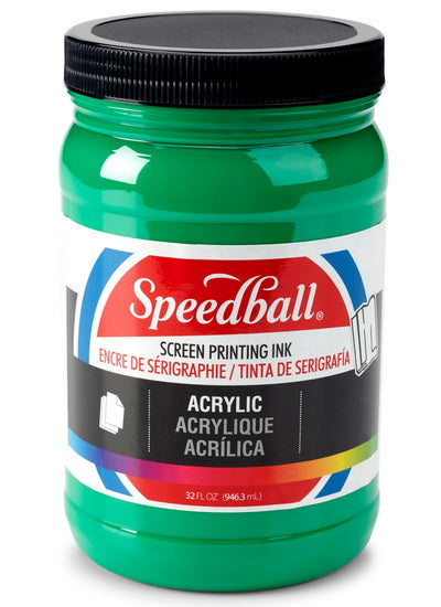 Encre sérigraphie - vert emeraude - 32oz