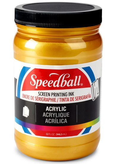 Encre sérigraphie - or - 32oz