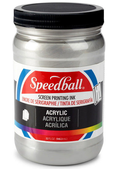 Encre sérigraphie - argent - 32oz