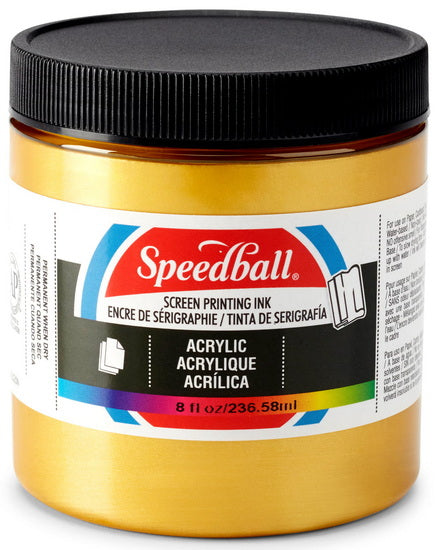 Encre sérigraphie - or - 8oz