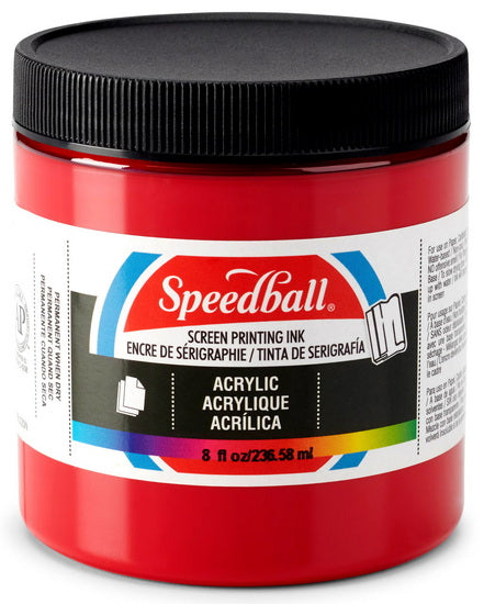 Encre sérigraphie - rouge foncé - 8oz