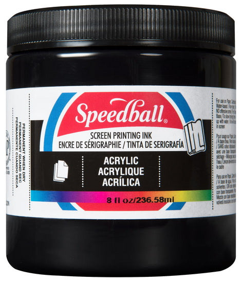 Encre sérigraphie - noir - 8oz