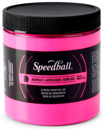 Encre sérigraphie - magenta fluo - 8oz