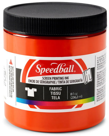 Encre sérigraphie - textile - orange - 8oz