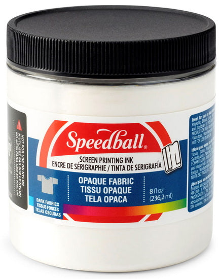 Screen printing ink - textile opaque - pearl white - 8oz