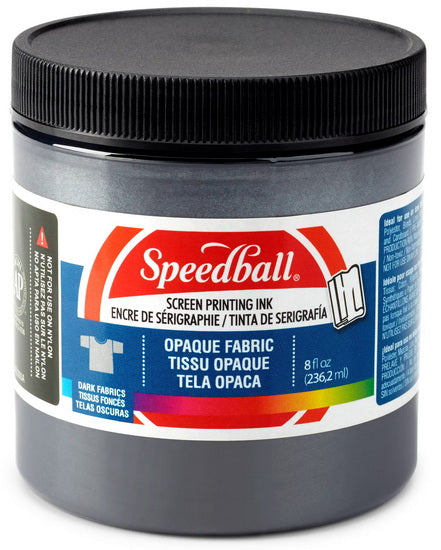 Screen printing ink - textile opaque - pearl black - 8oz