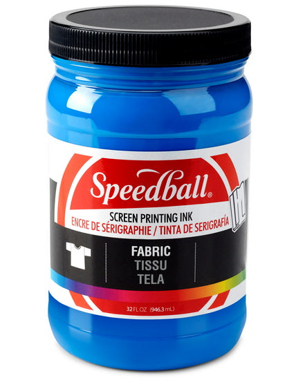 Encre sérigraphie - textile - bleu - 32oz