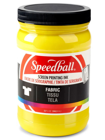 Encre sérigraphie - textile - jaune - 32oz