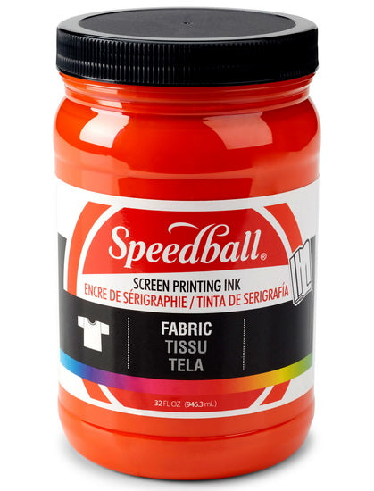 Encre sérigraphie - textile - orange - 32oz