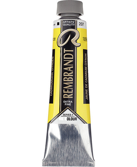 Huile rembrandt  jaune cadmium citron - 40ml série 4