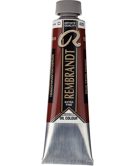 Huile rembrandt  brun oxyde transparent - 40ml série 3