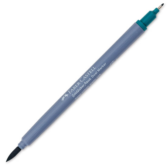 Goldfaber aqua double-ended marker deep cobalt green