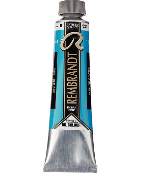Huile rembrandt  bleu de sèvres - 40ml série 3