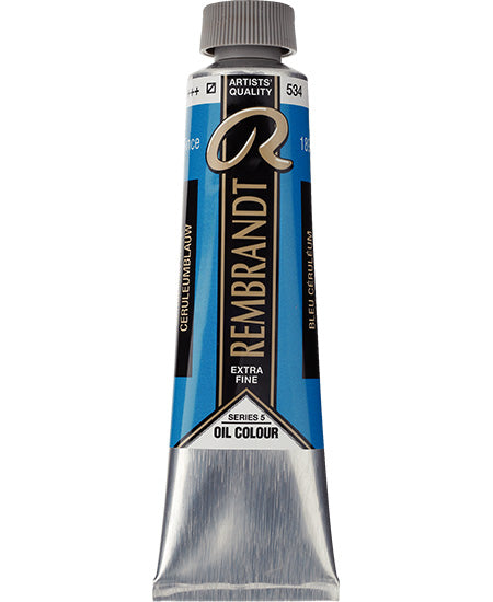 Huile rembrandt bleu céruléen - 40ml série 5