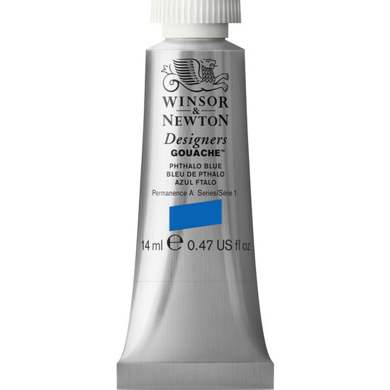 Gouache designer - 14ml - bleu de phtalo - s1