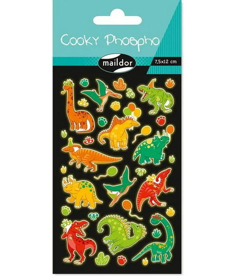 Phosphorescents Cooky Stickers : Dinos