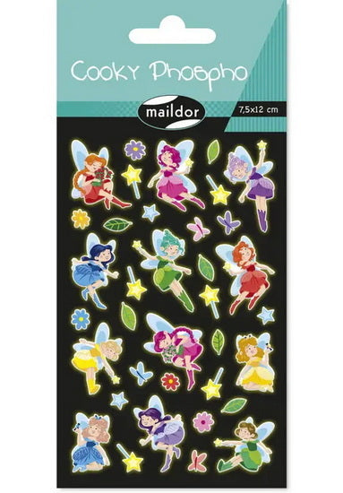 Phosphoresents Cooky Stickers : Fairies