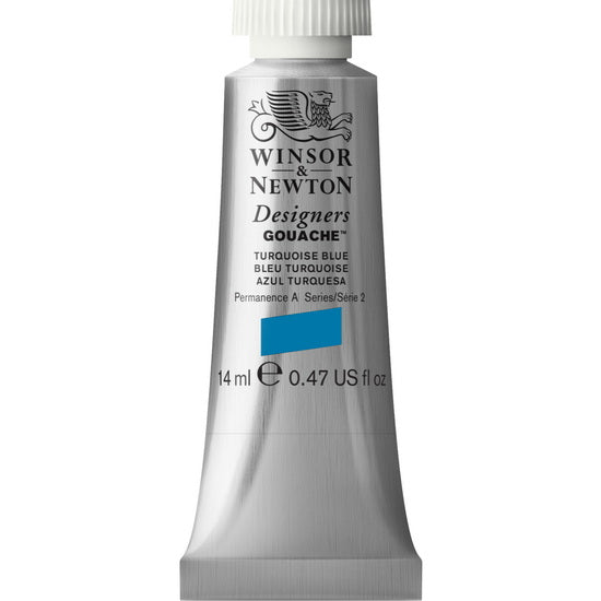 Gouache designer - 14ml - bleu turquoise - s2