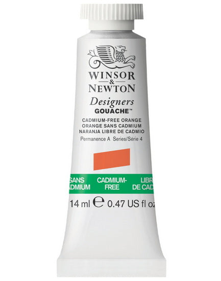 Gouache designer - 14ml - orange sans cadmium - s4