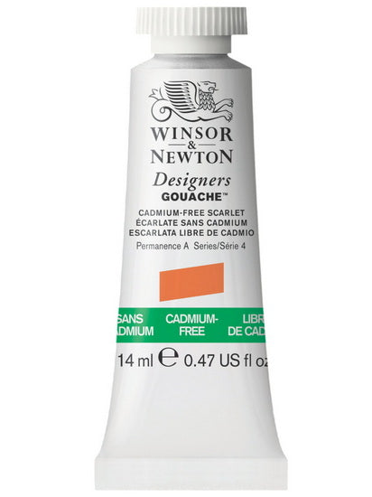 Gouache designer - 14ml - écarlate sans cadmium - s4