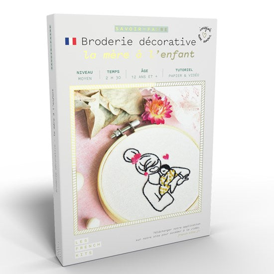 Decorative Embroidery Kit - "la mère à l’enfant"