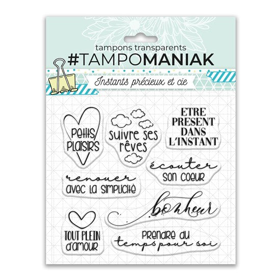 Planche de tampons transparents - suivre ses rêves