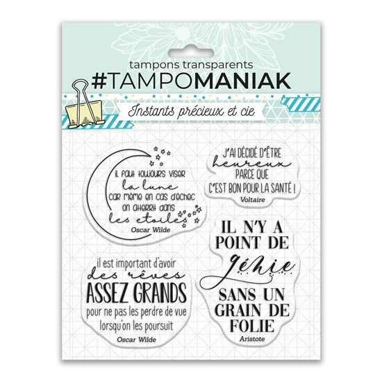 Planche de tampons transparents - rêves assez grands