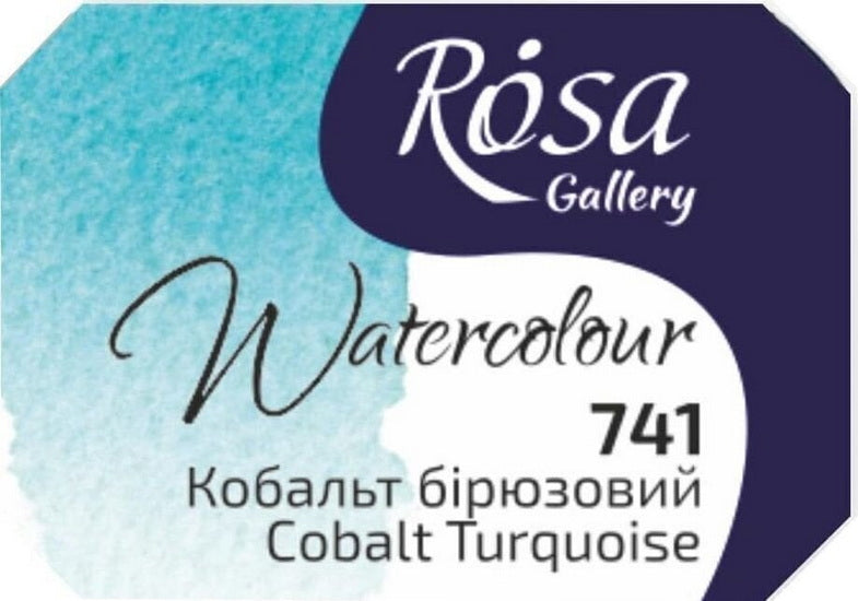 Aquarelle qualité beaux-arts 2.5 ml - turquoise cobalt