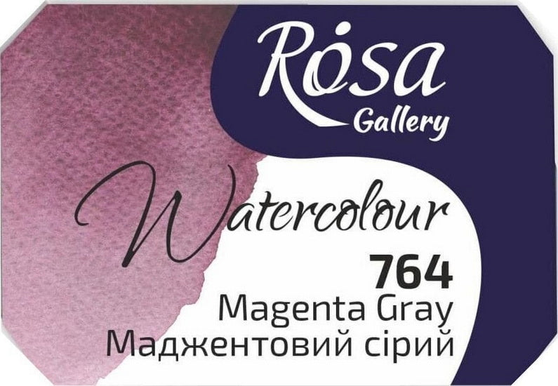 Aquarelle qualité beaux-arts 2.5 ml - gris magenta