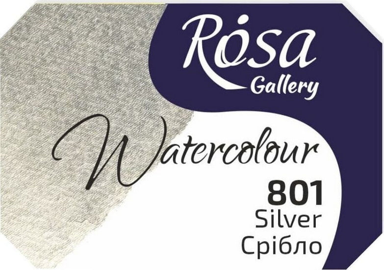 Aquarelle qualité beaux-arts 2.5 ml - argent