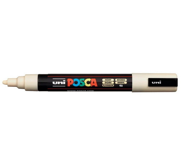 Marqueur posca conique pc-5m ivoire