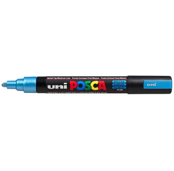 Posca Marker PC-5M Bullet Tip Metallic Blue
