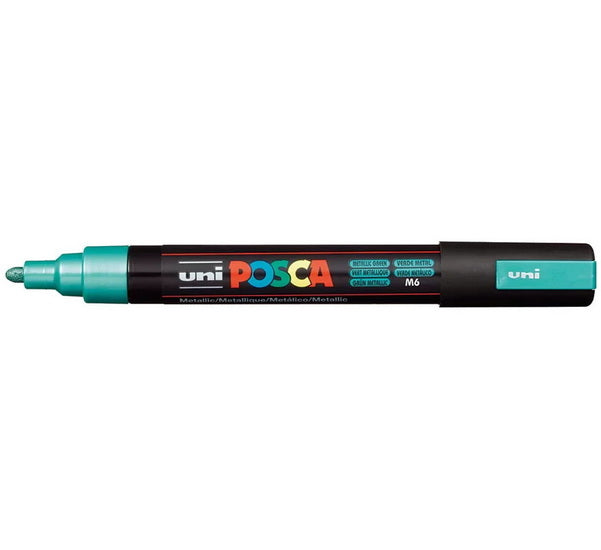 Marqueur posca conique pc-5m vert métallique