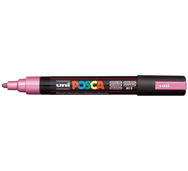 Marqueur posca conique pc-5m rose métallique