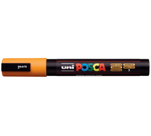 Posca Marker PC-5M Bullet Tip Bright Yellow