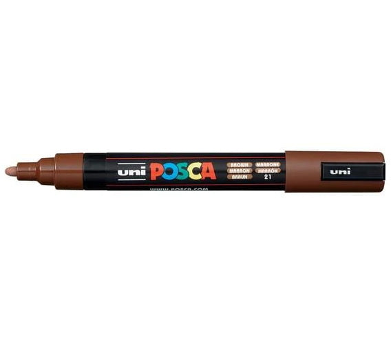 Marqueur posca conique pc-5m brun