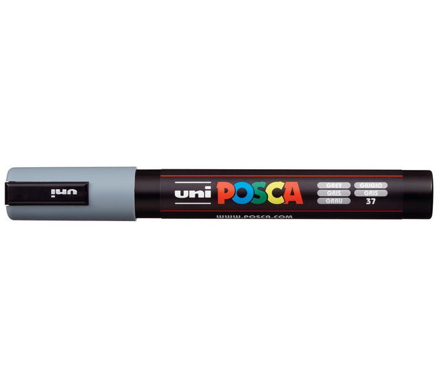 Posca Marker PC-5M Bullet Tip Gray