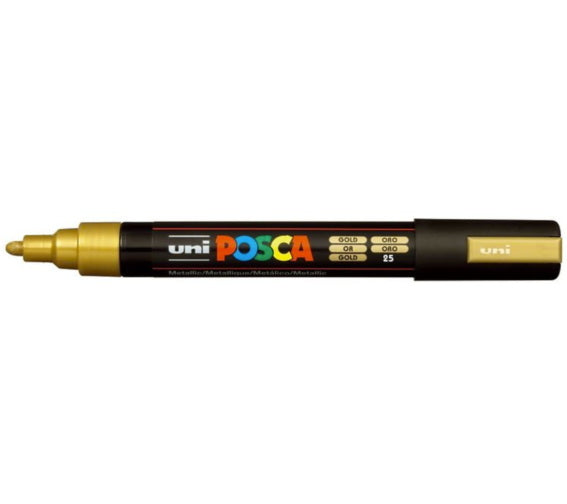 Marqueur posca conique pc-5m or