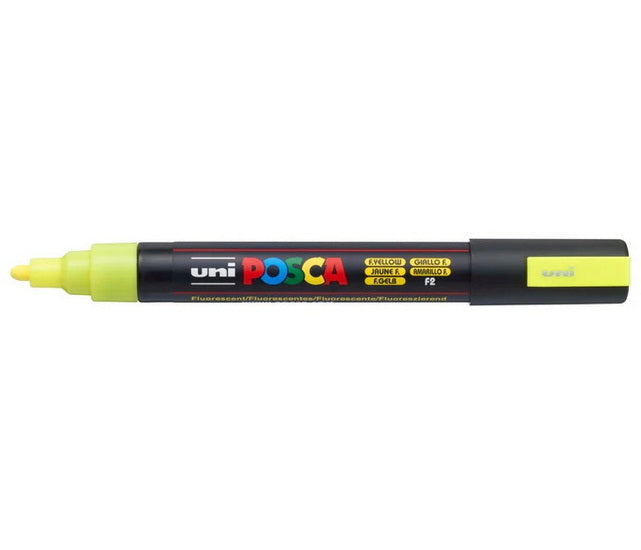 Posca Marker PC-5M Bullet Tip Fluo Yellow