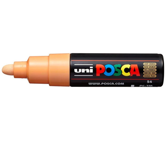 Posca Marker PC-7M Bullet Tip Light Orange