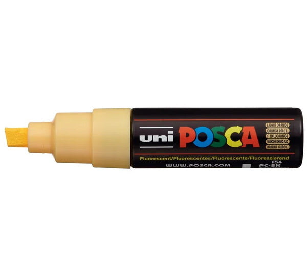 Posca Marker PC-8K Chisel Tip Light Fluo Orange