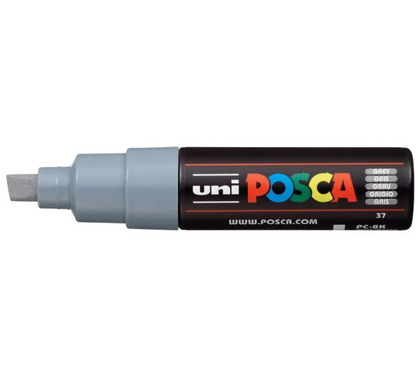 Marqueur posca biseau pc-8k gris