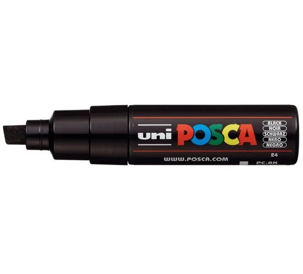 Marqueur posca biseau pc-8k noir