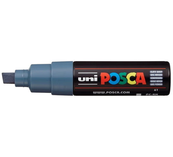 Posca Marker PC-8K Chisel Tip Slate Gray
