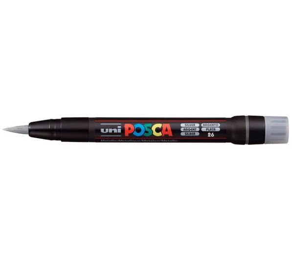 Marqueur posca pinceau pcf-350 argent