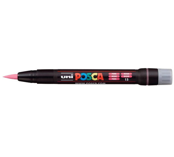 Marqueur posca pinceau pcf-350 rose