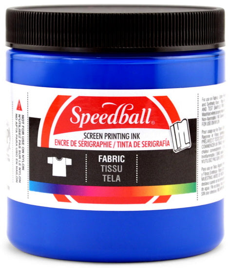 Encre sérigraphie - textile - bleu - 8oz